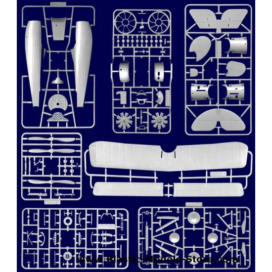 Nieuport 24 french biplane WWI 1/32 Roden 618