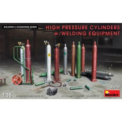 Miniart 35618 - 1/35 - HIGH PRESSURE CYLINDERS w/WELDING EQUIPMENT