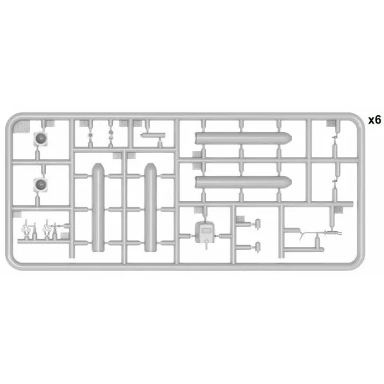 Miniart 35618 - 1/35 - HIGH PRESSURE CYLINDERS w/WELDING EQUIPMENT