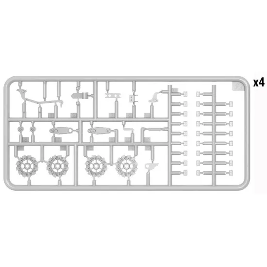 Miniart 37040 - 1/35 Mine-roller KMT-9 Scale Plastic Model Kit