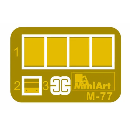 Miniart 37040 - 1/35 Mine-roller KMT-9 Scale Plastic Model Kit