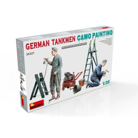 Miniart 35327 - 1/35 German Tankmen Camo Painting Plastic Models Kit