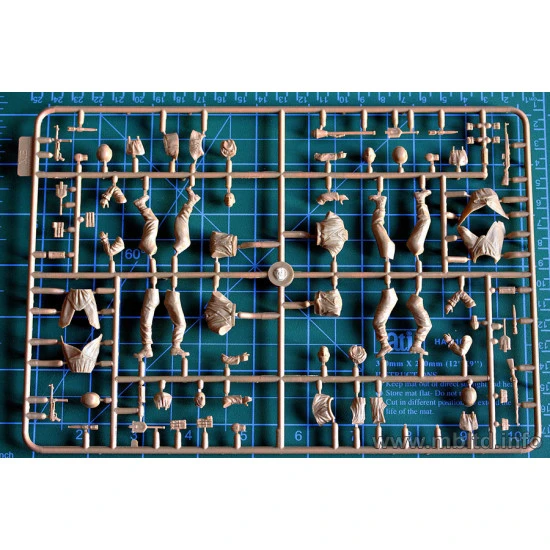 German Infantry. Western Europe. 1944-1945 4 fig WWII 1/35 Master Box 3584