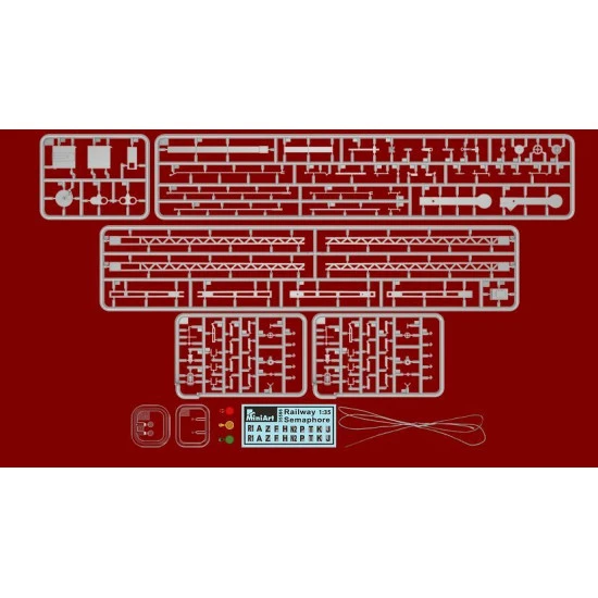 Miniart 35566 1/35 Railway Semaphore Buildings Accessories Plastic Model Kit