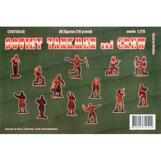 Orion 72042 - 1/72 - WWII Soviet Red Army Tankmen and Crew 1943-1945 Model Kit
