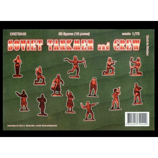 Orion 72042 - 1/72 - WWII Soviet Red Army Tankmen and Crew 1943-1945 Model Kit