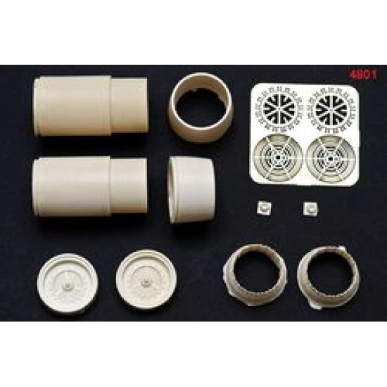 Katran 4801 - 1/48 F-14A Tomcat Exhaust Nozzles (opened) for Hasegawa