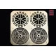 Katran 4801 - 1/48 F-14A Tomcat Exhaust Nozzles (opened) for Hasegawa