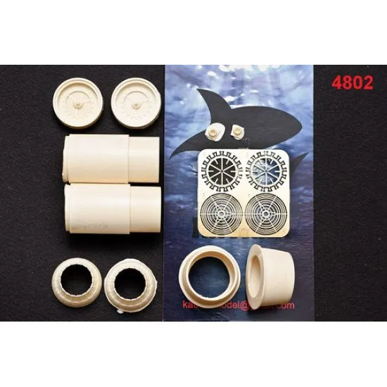 Katran 4802 - 1/48 F-14A Tomcat Exhaust Nozzles (closed) for Hasegawa