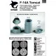 Katran 4802 - 1/48 F-14A Tomcat Exhaust Nozzles (closed) for Hasegawa