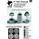 Katran 4803 - 1/48 F-14A Tomcat Exhaust Nozzles (varied) for Hasegawa