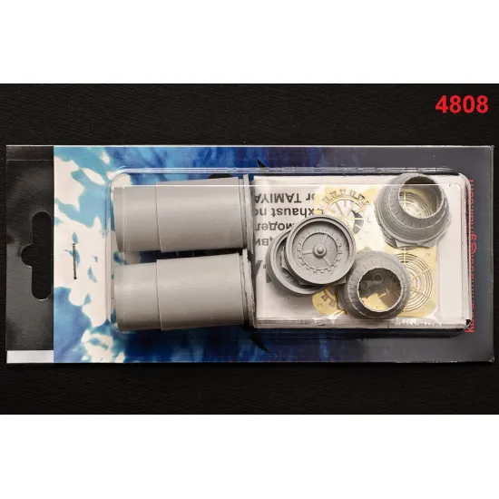Katran 4808 - 1/48 F-14A Tomcat Exhaust Nozzles (closed) for Tamiya (aircraft)