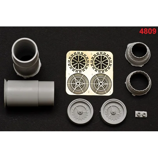 Katran 4809 - 1/48 F-14A Tomcat Exhaust Nozzles (varied) for Tamiya (aircraft)