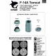 Katran 4809 - 1/48 F-14A Tomcat Exhaust Nozzles (varied) for Tamiya (aircraft)