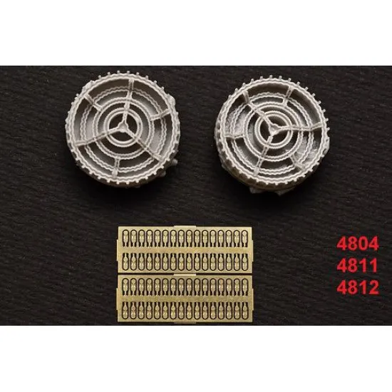 Katran 4812 - 1/48 MIG-31B/BS/BM/BSM Foxhound Exhaust Nozzles for AMK (varied)