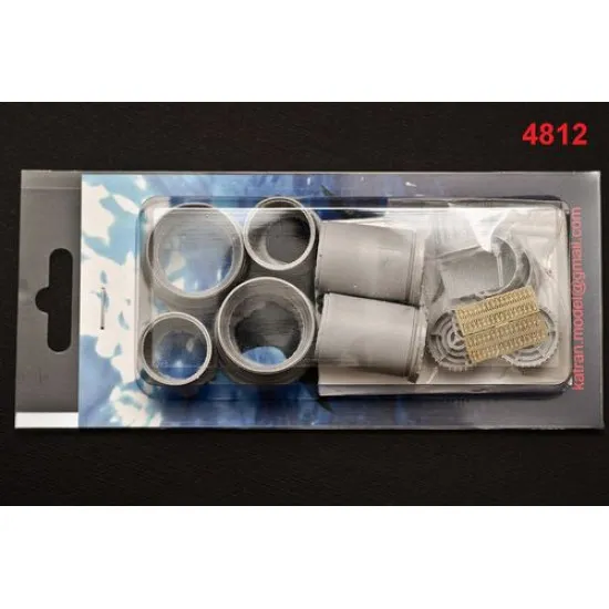 Katran 4812 - 1/48 MIG-31B/BS/BM/BSM Foxhound Exhaust Nozzles for AMK (varied)