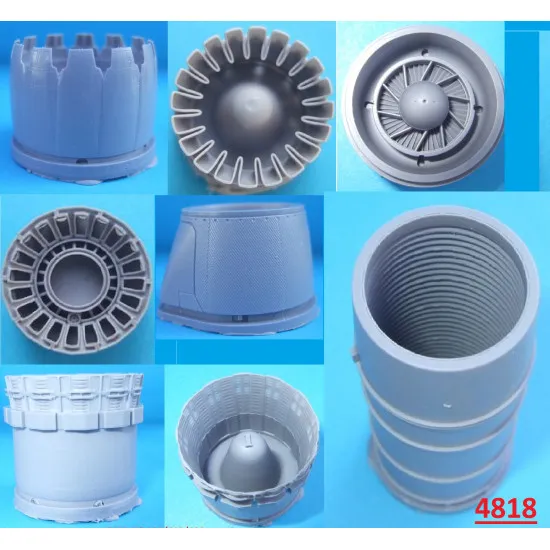Katran 4818 - 1/48 F-14D Tomcat Exhaust Nozzles engine F-110-GE-400 (opened) AMK