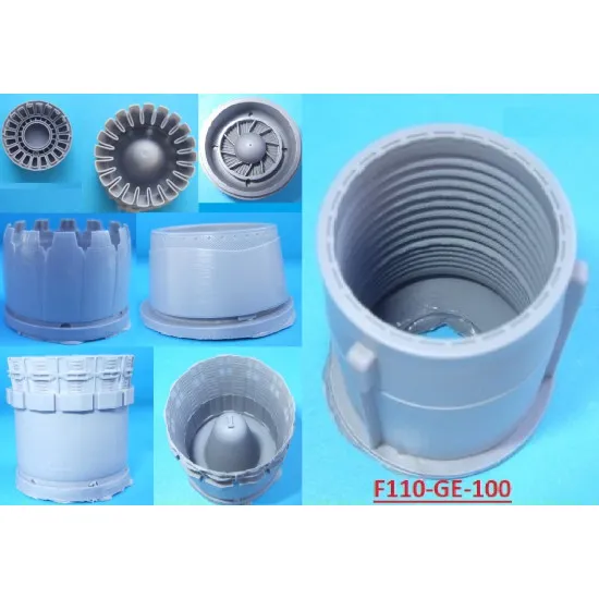 Katran 4828 1/48 F-16C Block 30/40, F-16N Viper/Fighting Falcon Exhaust Nozzles