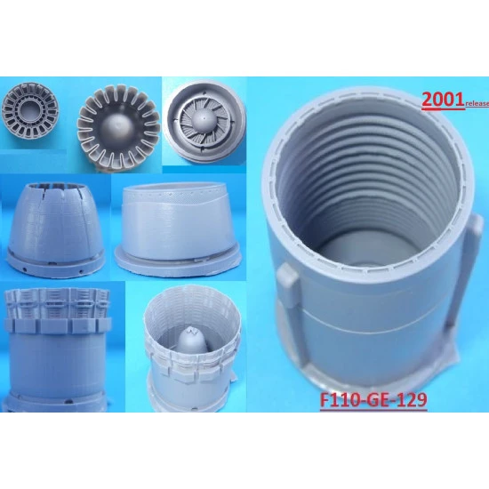 Katran 4833 - 1/48 F-16C/D Block 50/50+ Viper, Exhaust Nozzles engine (closed)