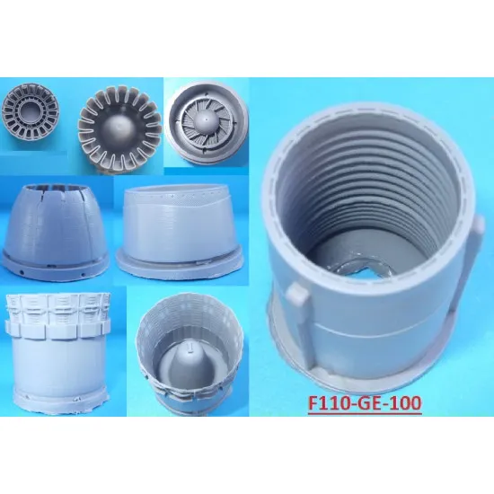 Katran 4841 1/48 F-16C Block 30/40, F-16N Viper/Fighting Falcon Exhaust Nozzles