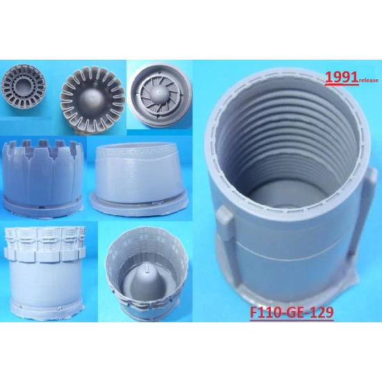 Katran 4842 1/48 F-16C/CJ/D/DG/DJ Block 50 Viper/Fighting Falcon Exhaust Nozzles