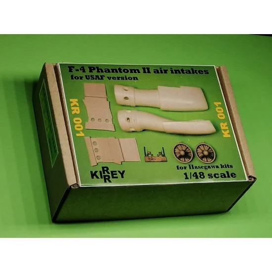 Kirrey 001 - 1/48 F-4 Phanton intakes for USAF (Hasegawa kit) for aircraft model