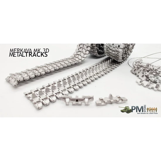 Sector35 3572-SL - 1/35 Assembled metal tracks for MERKAVA Mk.3D