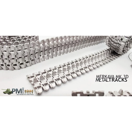 Sector35 3572-SL - 1/35 Assembled metal tracks for MERKAVA Mk.3D