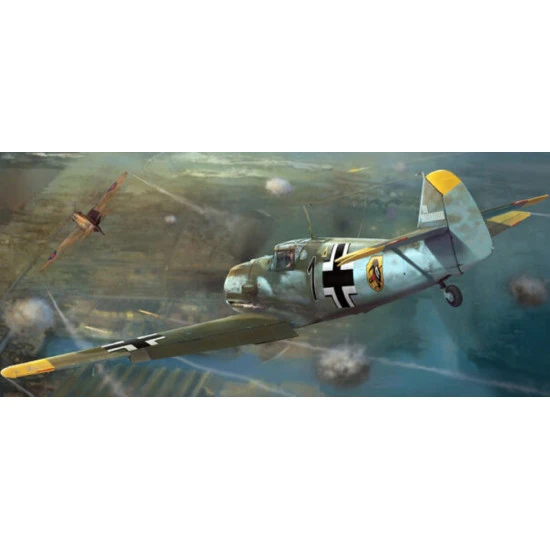 Wingsy Kits D5-08 - 1/48 D5-08 German WWII Fighter Messerschmitt Bf.109 E-3