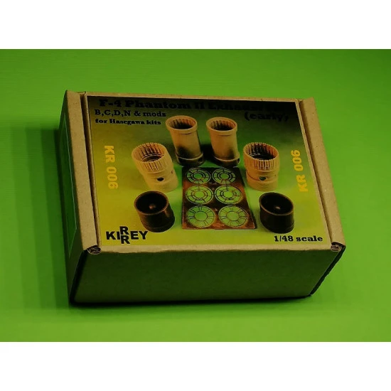 Kirrey 006 - 1/48 F-4 Phantom Exhaust nozles (early) (Hasegawa kit) for aircraft