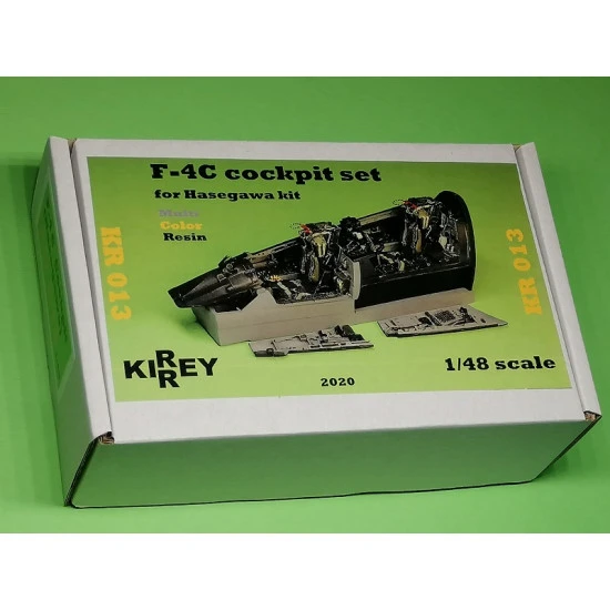 Kirrey 013 - 1/48 F-4 C Phantom cockpit set (Hasegawa kit) for aircraft model