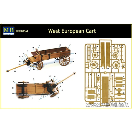 West European Cart 1/35 Master Box 3562 West European Cart 1/35 Master Box 3562