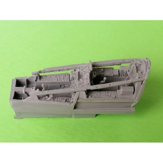 Kirrey 018 1/48 F-4 D Phantom cockpit set (Zoukei Mura kit) with front wheel bay