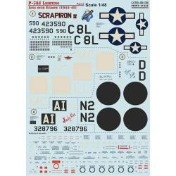 Print scale 48-158 - 1/48 - P-38J Lighting Aces over Europe (1944-45) Part 2