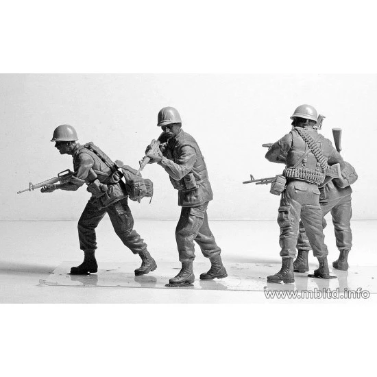 Jungle Patrol, Vietnam War series 1/35 Master Box 3595