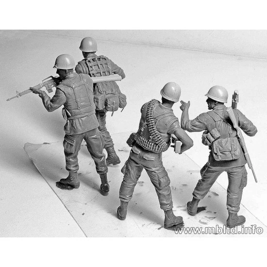 Jungle Patrol, Vietnam War series 1/35 Master Box 3595