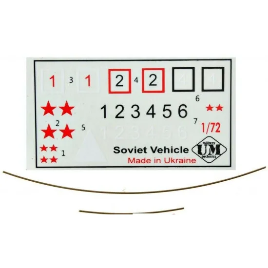 UMT673 - 1/72 Motobronewagon MBV No. 01 scale plastic model kit