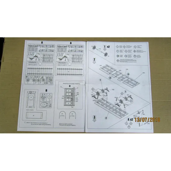 UMT 674 - 1/72 Tank Destroyer armored railway platform model kit
