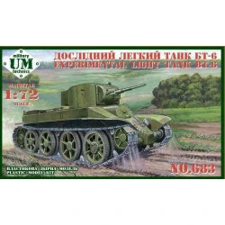UMT683 - 1/72 Experimental light tank BT-6 scale model kit