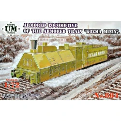 UMT684 - 1/72 Armored locomotive of the Kozma Minin armored train