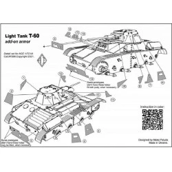 ACE PE7268 - 1/72 Photo-etched tank T-60 additional armor (ACE)
