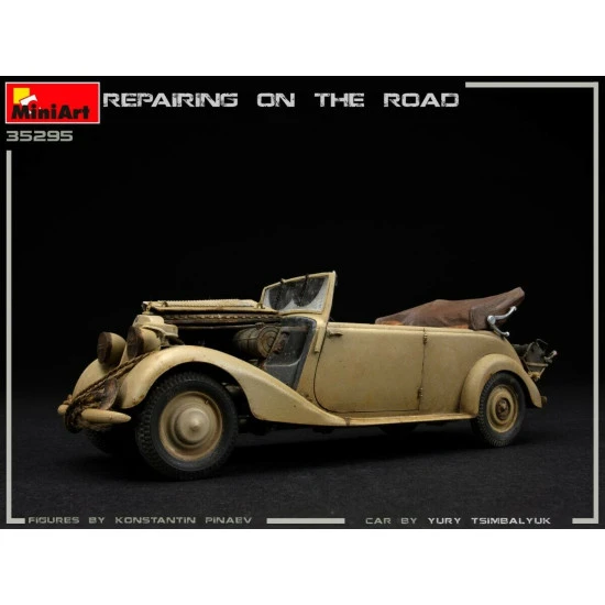 Miniart 35295 - 1/35 Repair on the road, World War II scale model kit