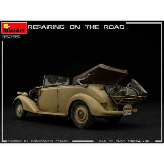 Miniart 35295 - 1/35 Repair on the road, World War II scale model kit