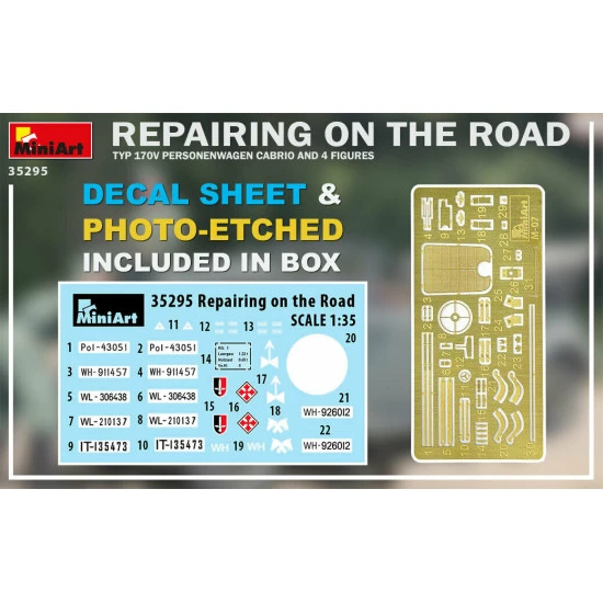 Miniart 35295 - 1/35 Repair on the road, World War II scale model kit