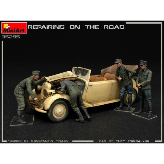 Miniart 35295 - 1/35 Repair on the road, World War II scale model kit