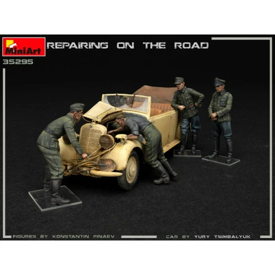 Miniart 35295 - 1/35 Repair on the road, World War II scale model kit