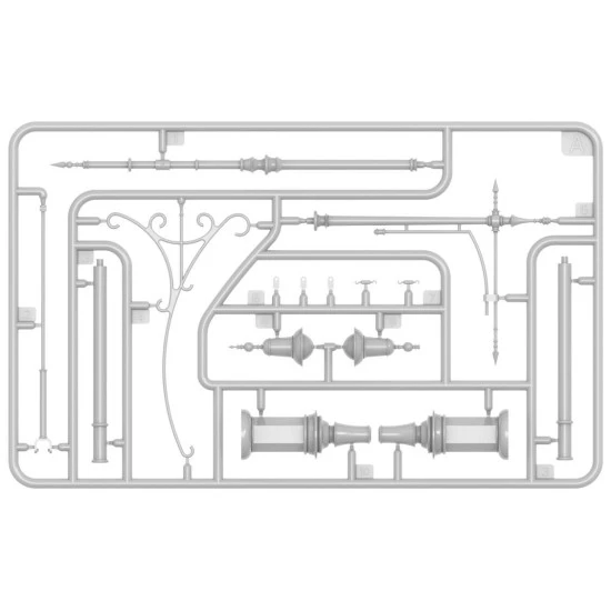 Miniart 35611 - 1/35 World War II road signs (Italy) scale model kit