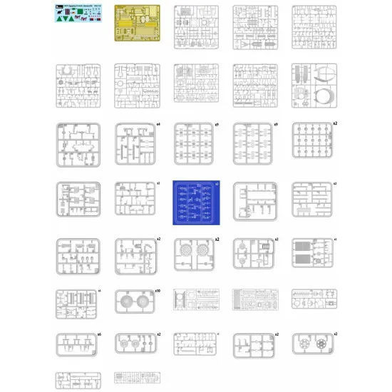 Miniart 37071 - 1/35 Egyptian tank T-34/85 with interior scale model kit