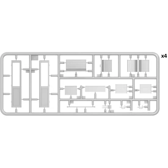 Miniart 38026 - 1/35 Trams series X (medium type) scale model kit
