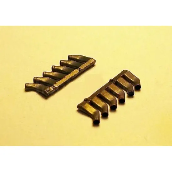 REXx 48048 - 1/48 Spitfire Mk.IX round exhausts scale metal model kit